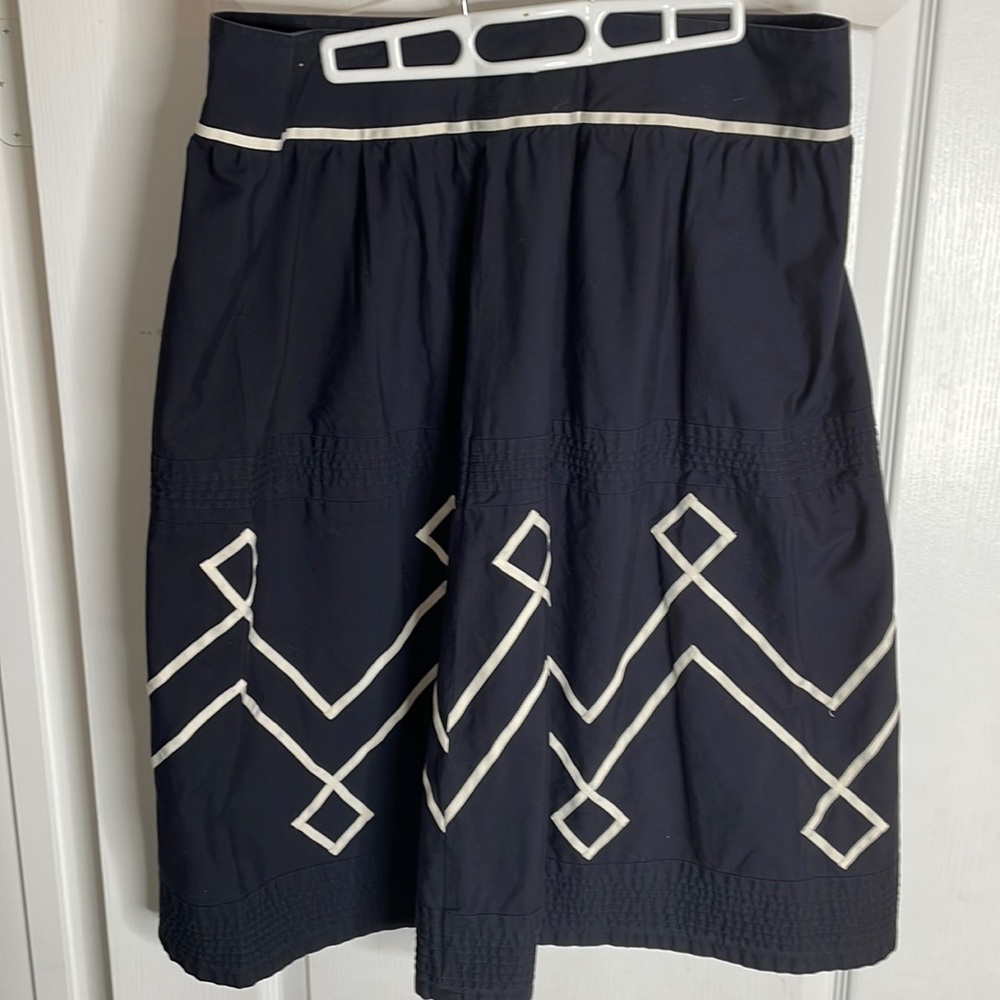Navy blue with white trim size 14 skirt